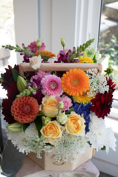 Happy Birthday Flower Basket