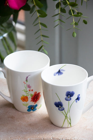 Bone China Tea/ Coffee Mug Set Of 2