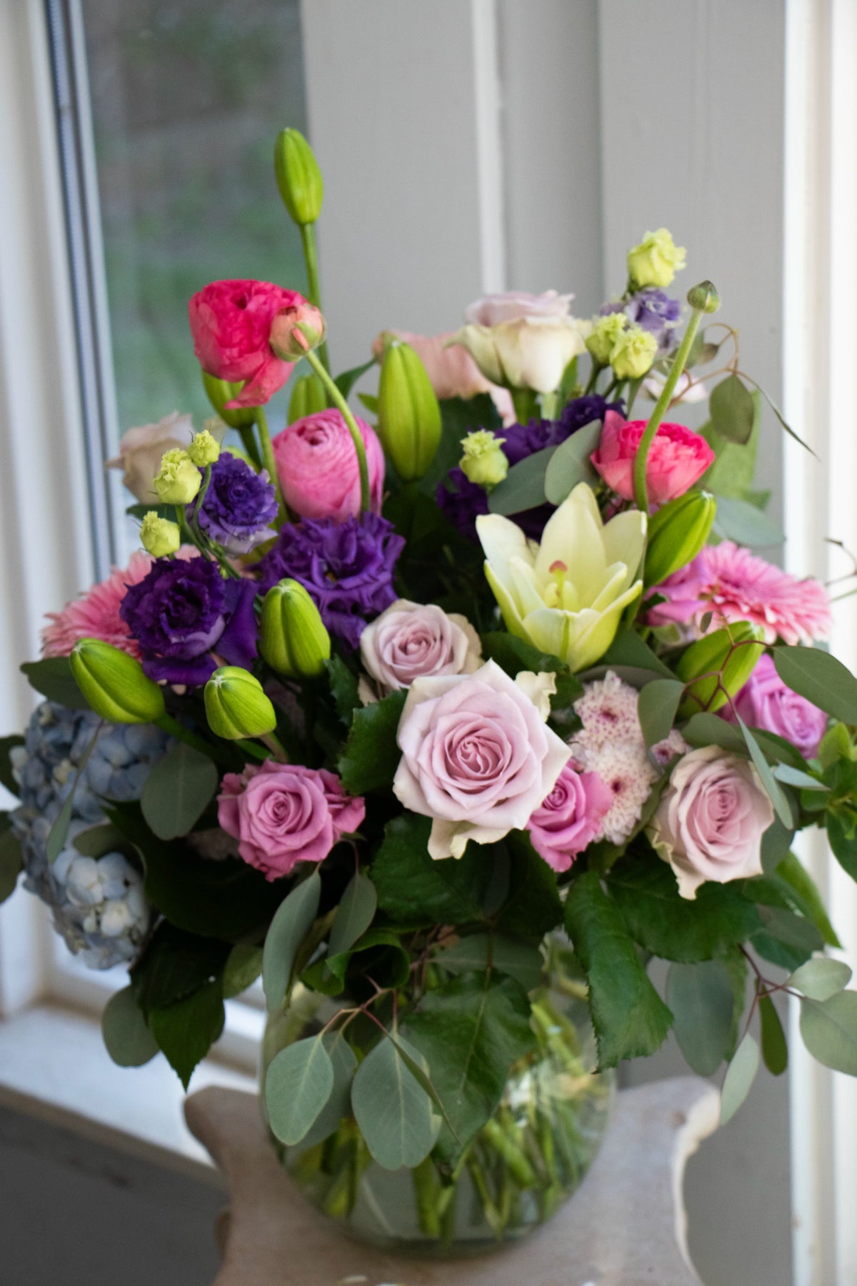 Floretta Vase in pastel colours, x-large size