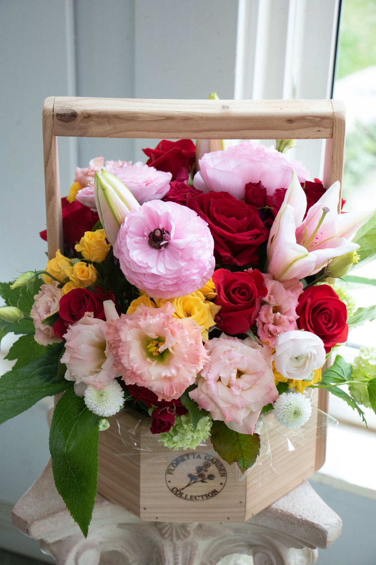 Happy Birthday Flower Basket